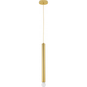 Fitt 4.5cm H50cm gold glamour tube pendant lamp