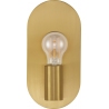 Lampy modern glamour. Elegancki Kinkiet dekoracyjny Flow złoty mosiądz do salonu i sypialni