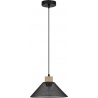 Sean 26cm black loft openwork pendant lamp