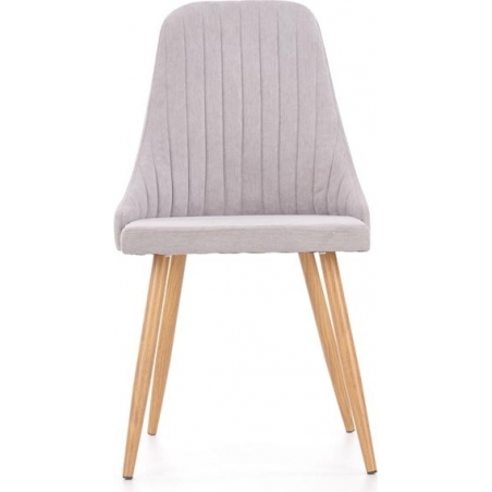 Hell K285 light grey upholstered chair Halmar