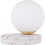 Nelson white&amp;lastrico glass globe table lamp