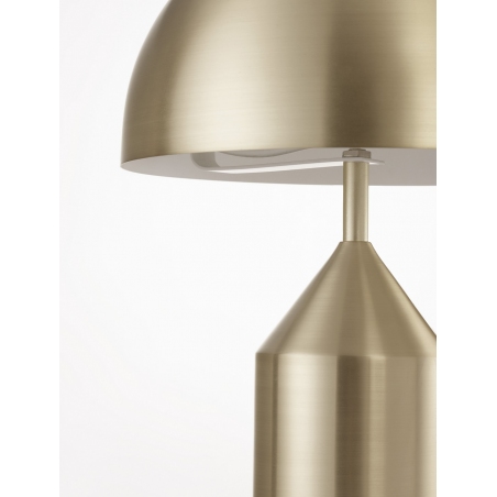 Lampa stołowa "grzybek" retro Mush złoty mosiądz