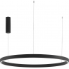 Astra LED 98cm 3000K 106w black modern round pendant lamp