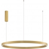 Astra LED 98cm 3000K brushed gold modern round pendant lamp