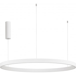 Astra LED 98cm 3000K white modern round pendant lamp