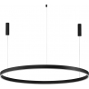 Gemma LED 150cm black pendant modern round lamp