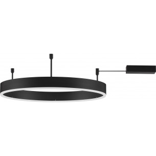 Gemma LED 60cm black modern ceiling lamp