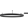 Gemma LED 100cm black modern ceiling lamp