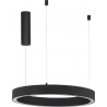 Astra LED 60cm 3000K 40w black modern round pendant lamp