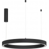 Astra LED 80cm 3000K 50w black modern round pendant lamp