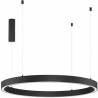 Astra LED 100cm 3000K 60w black modern round pendant lamp