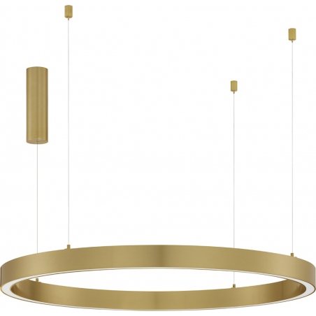 Lampa wisząca okrągła nowoczesna Nina LED 100cm 3000K złota