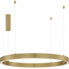 Lampa wisząca okrągła nowoczesna Nina LED 100cm 3000K złota