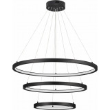 Tiviti LED 40-80cm 3000K black modern dimmable pendant lamp