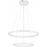 Lampy stylowe. Duża Lampa wisząca nowoczesna ściemniana Tiviti LED 40-60cm 3000K biała do salonu, jadalni i holu