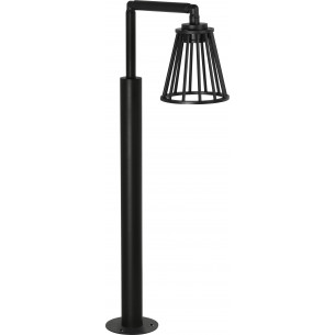 Rissa LED 3000K 90cm black outdoor standing lamp