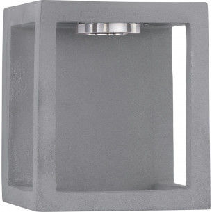 Betsy LED 3000K grey outdoor square wall lamp