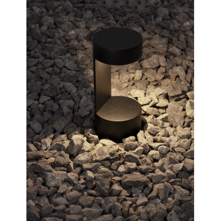 Lampa ogrodowa nowoczesna Mira LED 19,5cm 3000K czarna