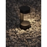 Mira LED 19.5cm 3000K black modern garden lamp