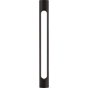 Noir LED 80cm 3000K black modern garden post lamp