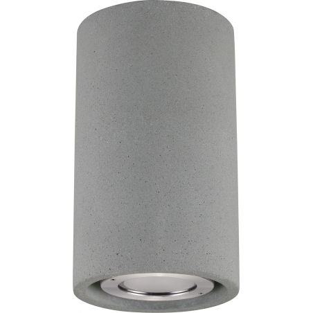 Lampy loft. Plafon zewnętrzny betonowy Ezra LED 9cm 3000K szary