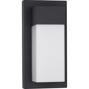 Leia I LED 3000K black&amp;white outdoor wall lamp