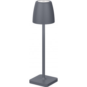 Hunter LED 30cm 3000K grey outdoor table lamp