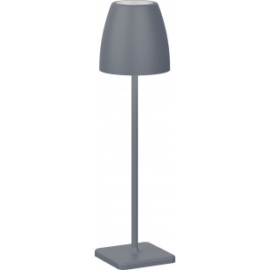 Hunter LED 38cm 3000K grey outdoor table lamp