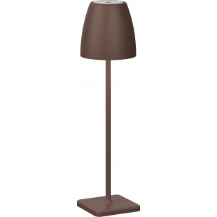 Hunter LED 38cm 3000K brown outdoor table lamp