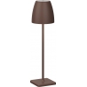 Hunter LED 38cm 3000K brown outdoor table lamp