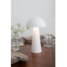 Lampy zewnętrzne. Lampa ogrodowa na stół Fungi LED biały mat Markslojd
