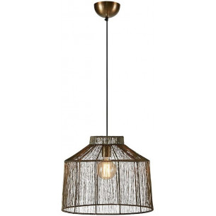 Capanna 42cm antique brass wire pendant lamp Markslojd