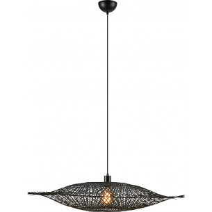 Kumo 92cm black boho bamboo lamp Markslojd