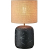 Lampy na komodę. Lampa stołowa japandi Montagna 45cm naturalny/czarny Markslojd