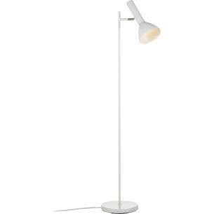 Metro glossy white scandinavian floor lamp Markslojd