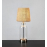 Lampy rustykalne. Lampa stołowa szklana podstawa Costero 61,5cm przeźroczysty/naturalny Markslojd na komodę i parapet