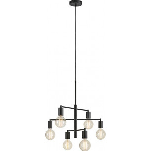 Cielo 50cm black loft 6-light pendant lamp Markslojd