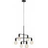 Cielo 50cm black loft 6-light pendant lamp Markslojd