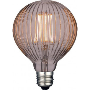 Lines LED E27 12.5cm 4W 2200K grey decorative bulb Markslojd