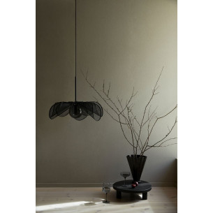 Lampy boho. Lampa wisząca dekoracyjna Styrka 63cm czarny/szkło dymione Markslojd do salonu i sypialni