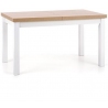 Tiago 140x80 sonoma oak&amp;white scandinavian extending dining table Halmar