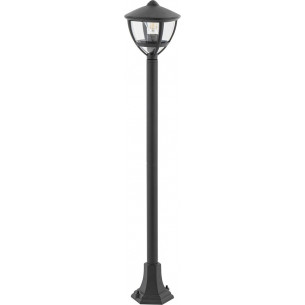 Amelia 100cm black outdoor standing lamp Nowodvorski