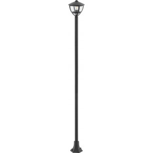 Amelia 200cm black outdoor standing lamp Nowodvorski