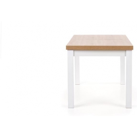Tiago 140x80 sonoma oak&amp;white scandinavian extending dining table Halmar
