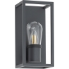 Margot 12.5cm graphite loft outdoor wall lamp Nowodvorski