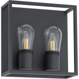 Margot II 25cm graphite loft outdoor wall lamp Nowodvorski