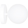 Kalf white glass globe wall lamp Emibig