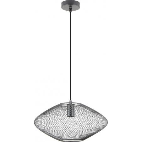 Lampy modern. Dekoracyjna Lampa wisząca ażurowa loft Orion 37cm czarna Zumaline do sypialni i salonu