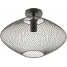 Orion 34cm black openwork loft ceiling lamp ZumaLine