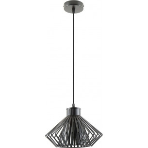 Dolia 25cm black wire pendant lamp ZumaLine